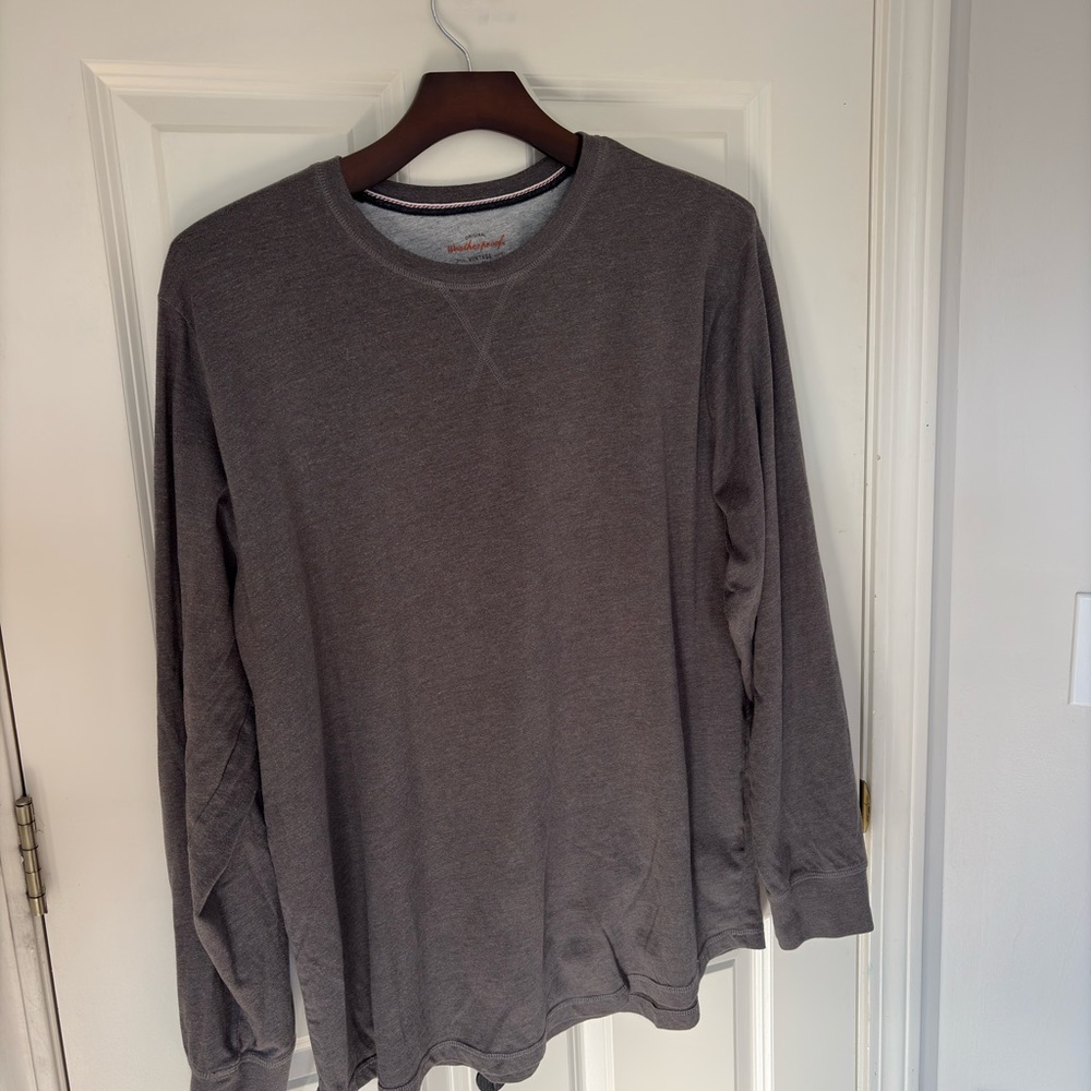 Weatherproof Charcoal Long Sleeve Tee